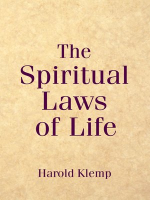 cover image of The Spiritual Laws of Life